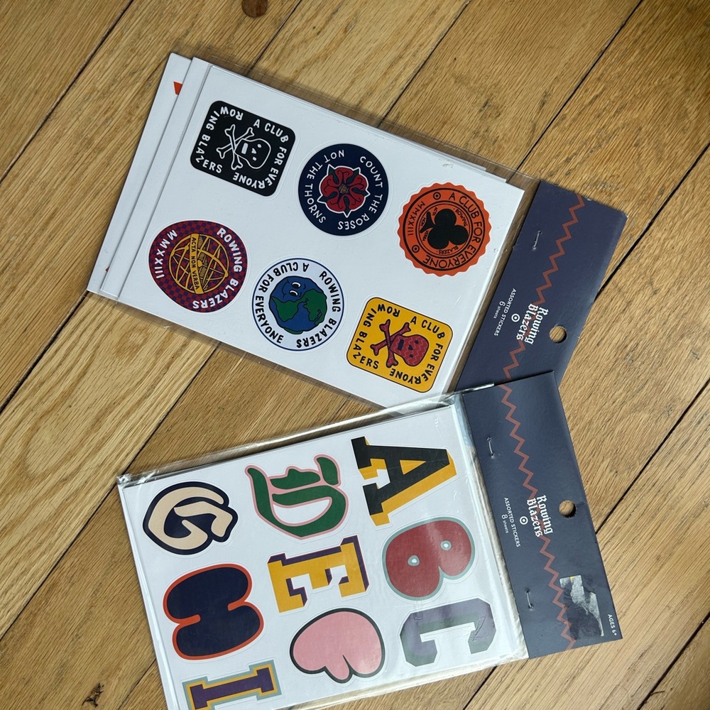 Rowing Blazers Colorful Home Design Stickers